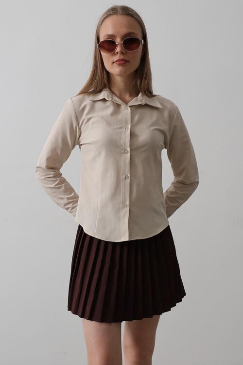 Taş Slim Fit Uzun Kol Basic Gömlek