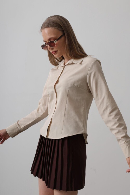 Taş Slim Fit Uzun Kol Basic Gömlek