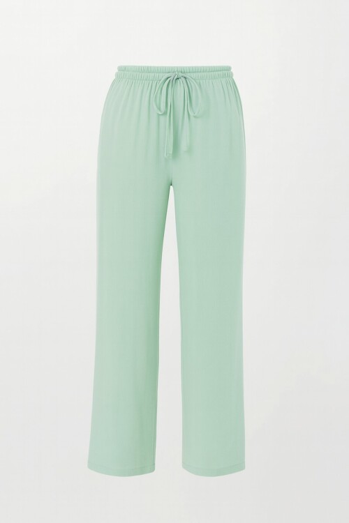 Mint Basic Beli Lastikli Eşofman Altı