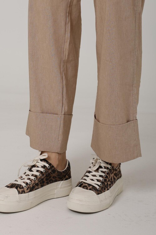 Taş Çift Cepli Duble Paça Pantolon