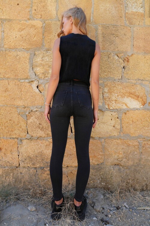 5 Cepli Full Likralı Skinny Jean Pantolon