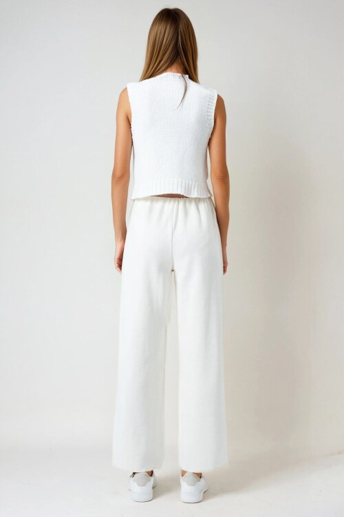 Beli Lastikli Cepsiz Palazzo Pantolon