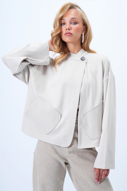 Hakim Yaka Torba Cepli Panço Ceket