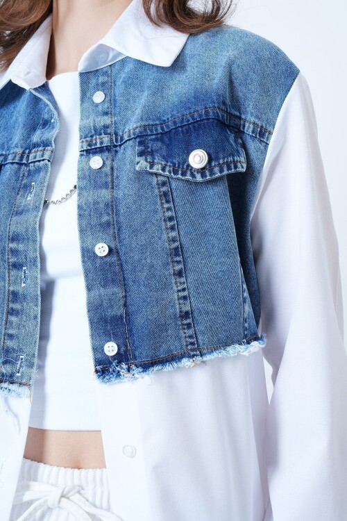 Jean Garneli Poplin Gömlek