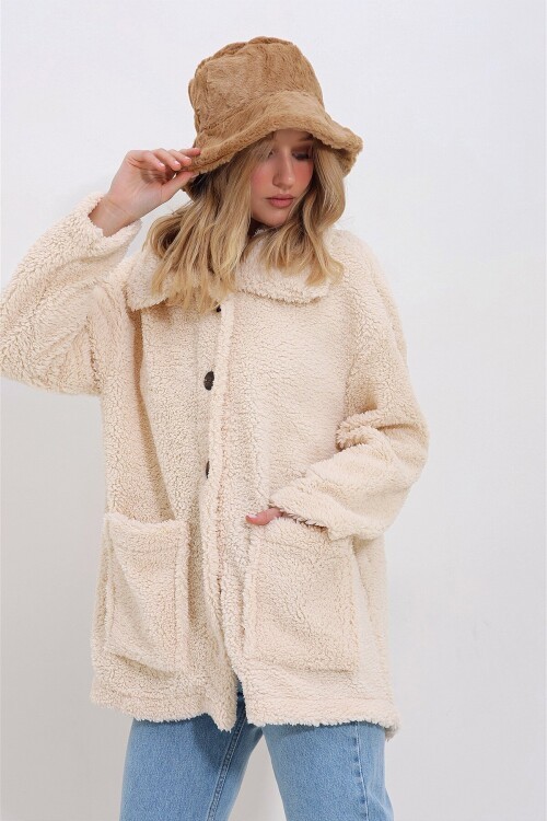 Bisküvi Peluş Şapka