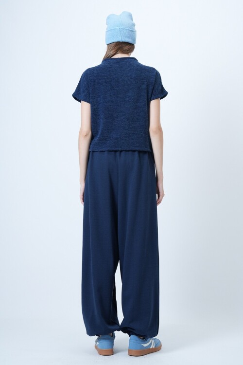 Dikiş Detaylı Paçası Lastikli Jogger Pantolon