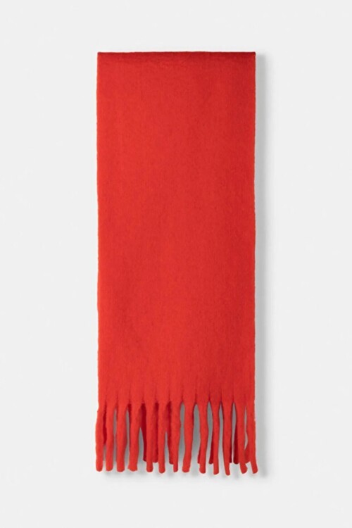 Püskül Detaylı Agnora Triko Şal