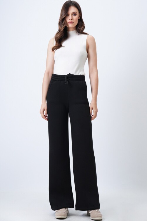 Beli Lastikli Çift Cepli 3 İplik Eşofman Altı