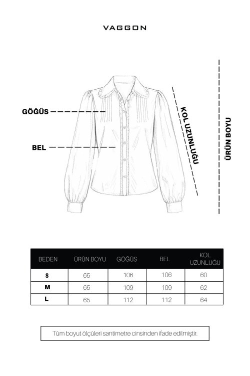 Beyaz Yakası Fisto Nervürlü Pamuklu Dokuma Gömlek Esq7628