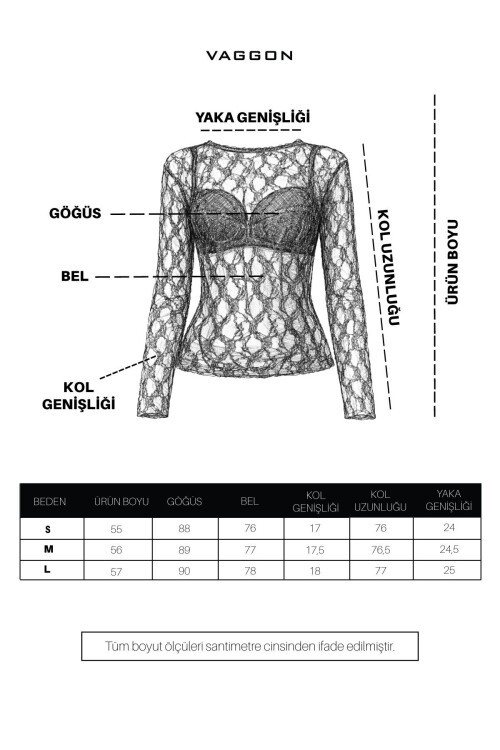 Siyah Dantelli Kayık Yaka Bluz