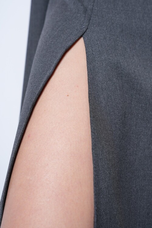 Antrasit Dokulu Maxi Etek