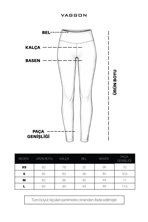 Gri Ribanalı Toparlayıcı Tayt