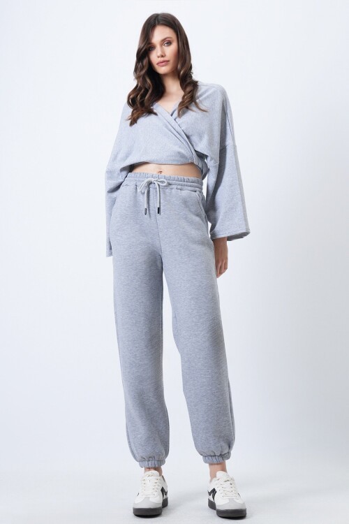 Grimelanj 3 İplik İçi Şardonlu Jogging Eşofman Altı