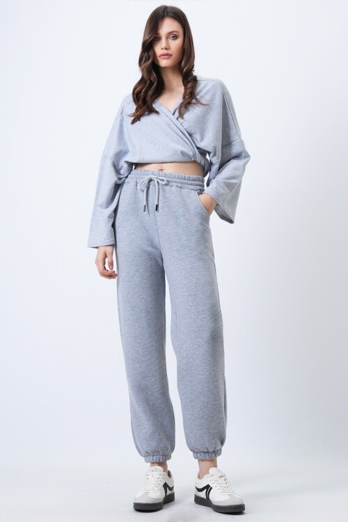 Grimelanj 3 İplik İçi Şardonlu Jogging Eşofman Altı