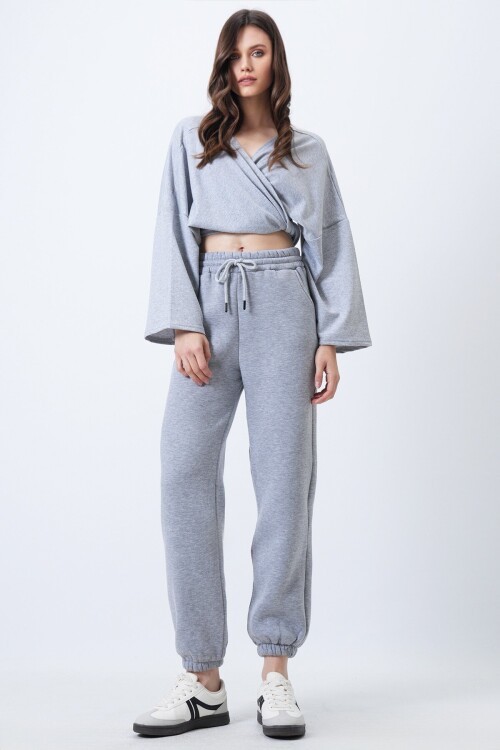 Grimelanj 3 İplik İçi Şardonlu Jogging Eşofman Altı