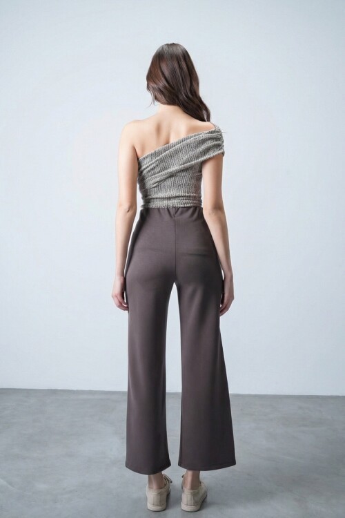 Vizon Likralı Modal Pantolon