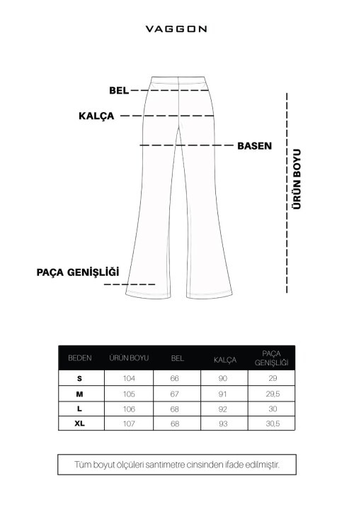 Vizon Likralı Modal Pantolon
