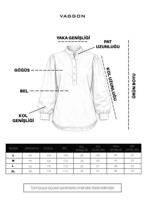 Siyah Hakim Yaka Yarım Pat Balon Kol Poplin Dokuma Gömlek