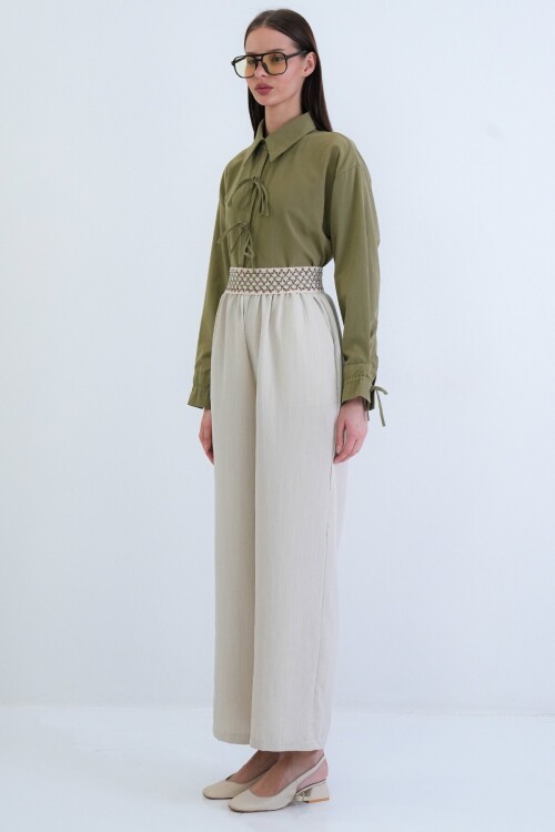 Beli Desenli Pantolon