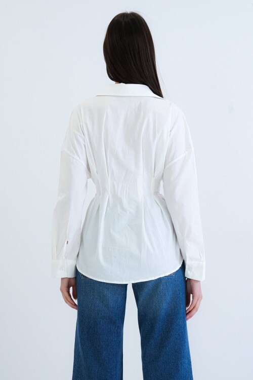 Büzgü Detaylı Gömlek