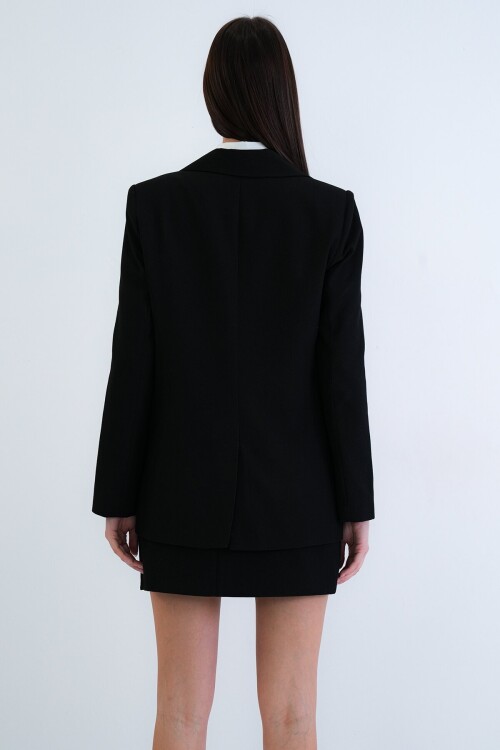 Tek Düğmeli Blazer Ceket
