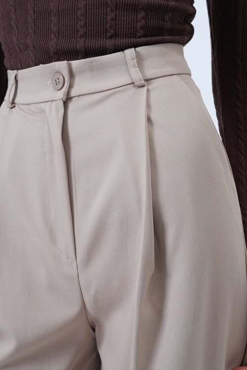 Tek Düğmeli Çift Cepli Astarlı Yelek Pantolon Takım