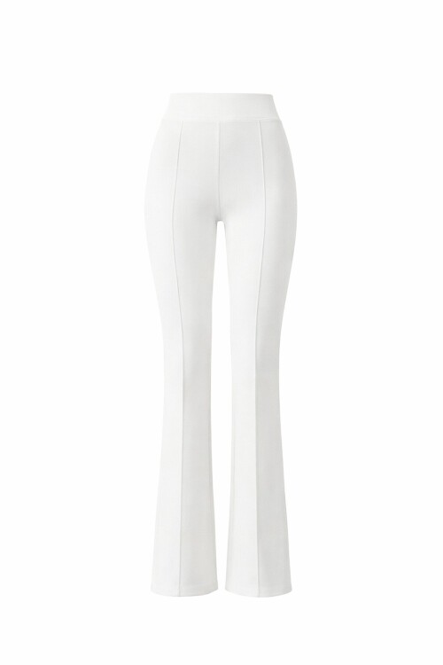 Yüksek Bel İspanyol Paça Pantolon