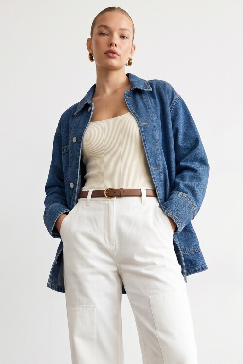 Denim ceket