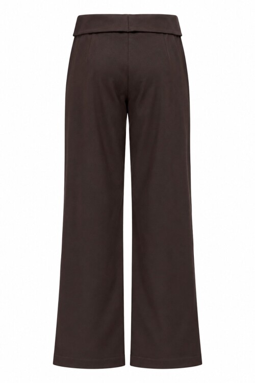 Katlamalı Detaylı Düğmeli Pantolon