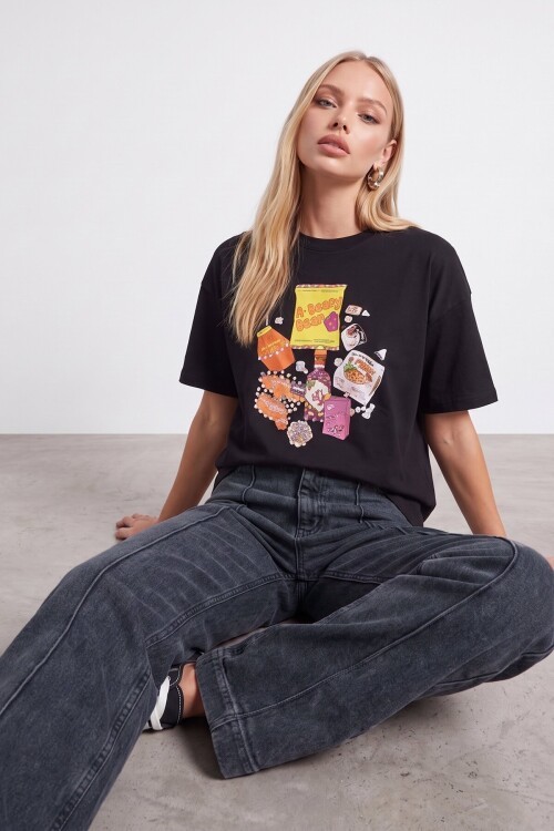 Bol Paça Denim Jean Pantolon