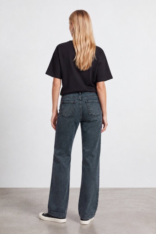 Bol Paça Denim Jean Pantolon