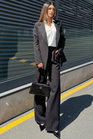 Blazer Ceket Ve Pantolon Takım