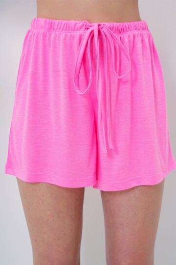 Limon Baskılı Pamuklu Basic T-Shırt Ve Şortlu Pijama Takımı