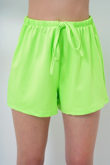 Limon Baskılı Pamuklu Basic T-Shırt Ve Şortlu Pijama Takımı