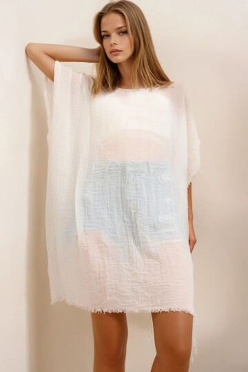 Oversize Pamuklu Kimono