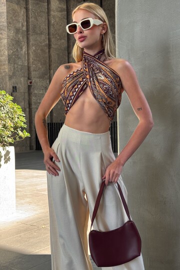 Mix Pantolon Büstiyer Çanta Ve Gözlük - Boho WhisperS V00050