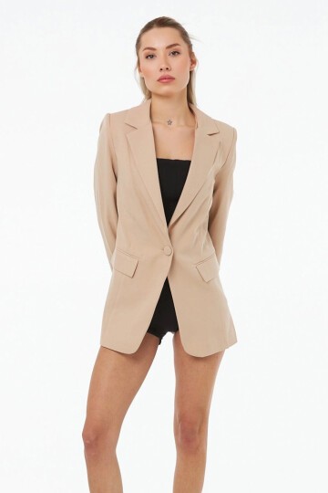 Taş Astarlı Regular Fit Klasik Blazer Ceket