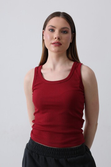 Bordo U Yaka Basic Atlet Bluz