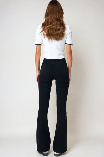 5 Cepli İspanyol Paça Jean