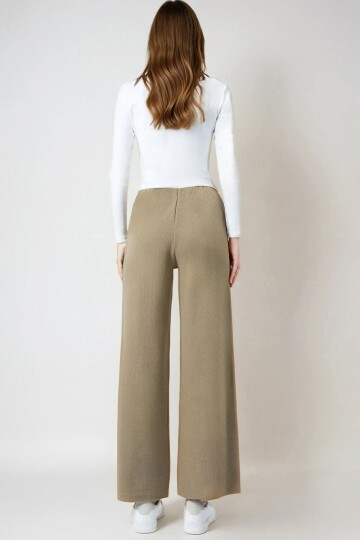 Beli Lastikli Cepsiz Palazzo Pantolon