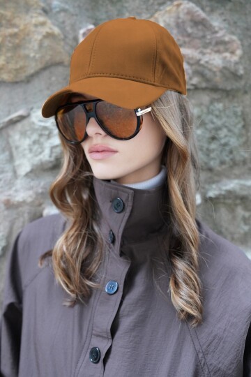 Kadife Dokulu Kavisli Siperlik Ayarlanabilir Şapka