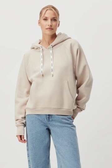 Kanguru Cepli Overisze Kapüşonlu SweatshirT
