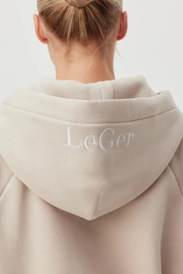 Kanguru Cepli Overisze Kapüşonlu SweatshirT