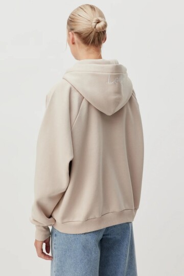 Kanguru Cepli Overisze Kapüşonlu SweatshirT