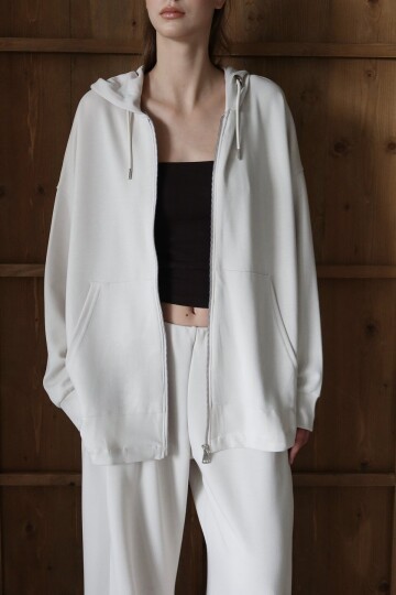 Yüksek Bel Çift Cepli Palazzo Dokuma Pantolon