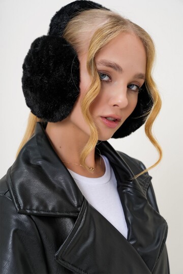 Katlanabilir Tasarımlı Suni Kürük Kulaklık