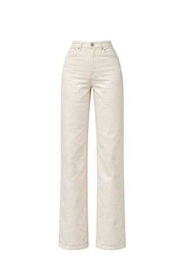 5 Cepli Yüksek Bel Palazzo Jean