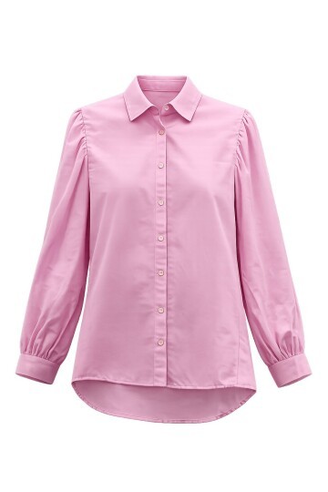 Pembe Balon Kol Gömlek