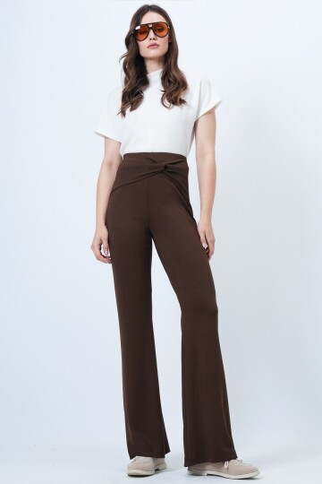 Beli Düğüm Detaylı Modal Pantolon