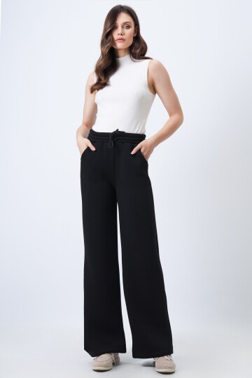 Beli Lastikli Çift Cepli 3 İplik Eşofman Altı